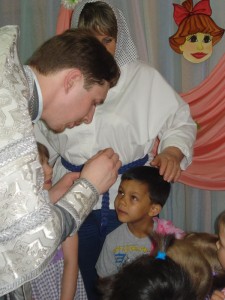 Крещение детей в Детском Доме